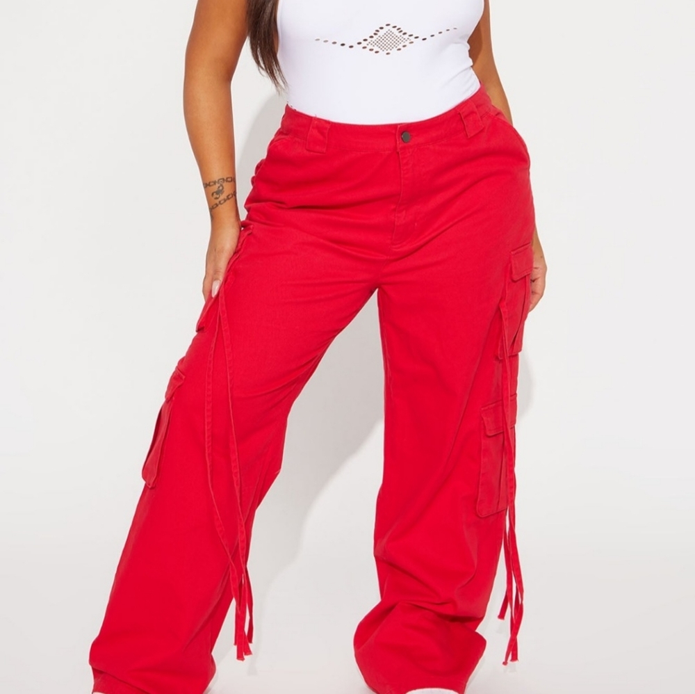 Tall Golden Hour Wide Leg Cargo Pant